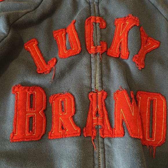 Medium Lucky Brand zip-up sweatshirt - Picture 6 of 14